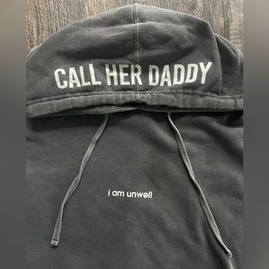 Barstool Sports Call Her Daddy Hoodie Charcoal Gray